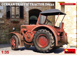 обзорное фото Збірна модель 1/35 Німецький трактор D8532 Miniart 38041 Автомобілі 1/35