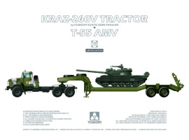 обзорное фото KraZ-260V Tractor +T-55 AMV Автомобілі 1/35