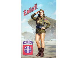 Сборная модель 1/24 Фигура Набор Pin-Up Series №6 - All the Way! (1 фигурка) MasterBox 24087