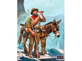 Збірна модель 1/35 Фігура "Золотошукач" - серія "Золота лихоманка Дикого Заходу", набір № 1. MasterBox 35233