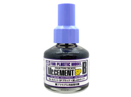 обзорное фото Mr. Cement SP Black 40 ml / Black super liquid glue Mr. Hobby MC132 Glue