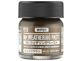 обзорное фото Weathering Paste Mud Brown (40ml) / Тривимірна паста для створення ефектів коричневого бруду 40мл Weathering