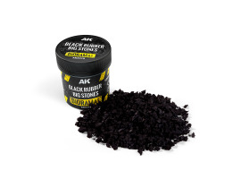 обзорное фото Black Rubber Big Stones / Великі чорні гумові камені AK-Interactive AK8315 Матеріали для створення