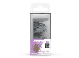 обзорное фото Набір 1/35 Космічна телепортація - Елементи основи (3D-друк / 10 шт.) AK-Interactive AKBIT0017 Набори деталювання