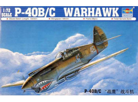 обзорное фото >
  Збірна модель літака
  P-40B/C Warhawk Літаки 1/72