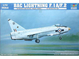 обзорное фото Сборная модель британского истребителя Electric (BAC) Lightning F.1A/F Самолеты 1/72
