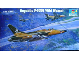обзорное фото Збірна модель 1/32 Літак Republic F-105G Wild Weasel Trumpeter 02202 Літаки 1/32