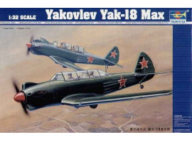 Збірна модель 1/32 Літак Яковлєв Як-18 Макс Trumpeter 02213