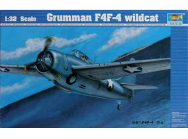 обзорное фото Збірна модель літака Grumman F4F-4 wildcat Літаки 1/32