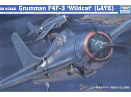 обзорное фото Збірна модель 1/32 Літак Grumman F4F-3 “Wildcat” (пізній) Trumpeter 02225 Літаки 1/32