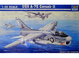 обзорное фото Збірна модель 1/32 Літак USS A-7E Corsair II Trumpeter 02231 Літаки 1/32