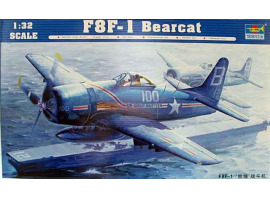 обзорное фото Сборная модель 1/32 Самолет F8F-1 Bearcat Трумпетер 02247 Самолеты 1/32