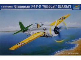 обзорное фото Збірна модель літака Grumman F4F-3 “Wildcat” (EARLY) Літаки 1/32