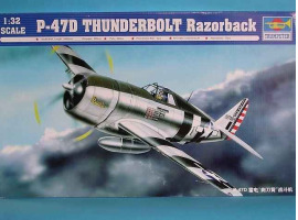 обзорное фото Збірна модель винищувача P-47D "Razorback" Літаки 1/32