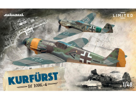 обзорное фото Сборная модель 1/48 Самолет Мессершмитт Bf 109K KURFÜRST LIMITED Эдуард ED11177 Самолеты 1/48