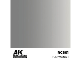 Акриловый лак на спиртовой основе Flat Varnish / Матовый Real Colors АК-интерактив RC801