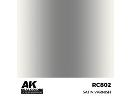 Акриловый лак на спиртовой основе Satin Varnish / Полуглянец Real Colors АК-интерактив RC802