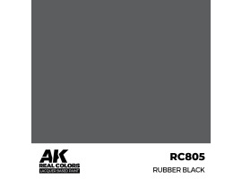 Акриловая краска на спиртовой основе Rubber Black / Черная Резина АК-интерактив RC805