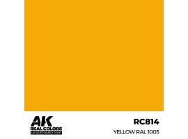 Акриловая краска на спиртовой основе Yellow / Желтый RAL 1003 АК-интерактив RC814