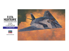 обзорное фото Scale model 1/72 F-117A Nighthawk Hasegawa 00531 Aircraft 1/72