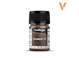 обзорное фото Пігмент "Палена умбра" (35 мл) (Burnt Umber) Pigment FX Vallejo 73110 Пігменти