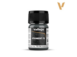 обзорное фото Пігмент "Темно-сірий сланець" (35 мл) (Dark Slate Grey) Pigment FX Vallejo 73114 Пігменти