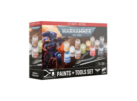 обзорное фото Игровой набор Warhammer 40000 - PAINTS + TOOLS Игровые наборы