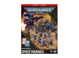 обзорное фото Ігровий набір Warhammer 40000 - GETTING STARTED WITH SPACE MARINES (ENG) Ігрові набори
