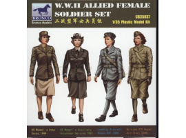 Сборная модель фигур "Женщины военнослужащие коалиционных сил"