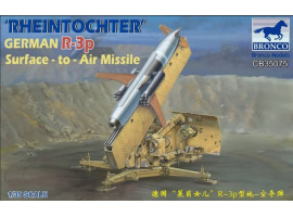 обзорное фото Scale model 1/35 German anti-aircraft missile Rheintochter R-3p Bronco 35075 Anti-aircraft missile system