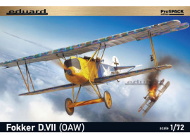 обзорное фото Збірна модель 1/72 Біплан Fokker D. VII (OAW) Eduard 70131 Літаки 1/72