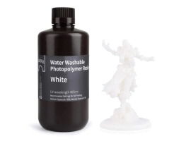 обзорное фото Фотополімерна смола ELEGOO Water Washable Resin "White" (Біла) 1кг Смола для 3D принтерів