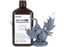 обзорное фото Фотополімерна смола ELEGOO ABS-Like 3.0 resin (сіра) 2кг Смола для 3D принтерів