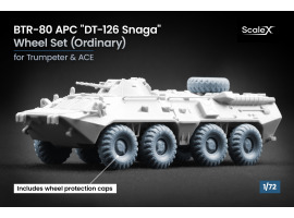 Набор колес DT-126 Snaga для БТР-80 от Trumpeter и ACE ScaleX WM 72014