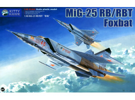 Сборная модель 1/48 Самолёт MIG-25 RB/RBT Foxbat Zimi KH80113