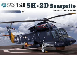 обзорное фото Збірна модель 1/48 Американський вертоліт SH-2F Seasprite Zimi KH80122 Гелікоптери 1/35