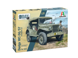 Scale model 1/35 Commander's car Dodge WC-56/57 Italeri 0228