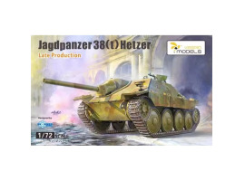 обзорное фото Збірна модель 1/72 САУ Jagdpanzer 38(t) Hetzer пізнього виробництва Vespid Models VS720021 Бронетехніка 1/72