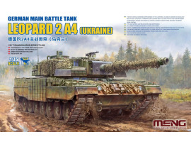 обзорное фото Збірна модель 1/35 Німецький основний бойовий танк Леопард 2A4 (Україна) Meng TS-058 Бронетехніка 1/35