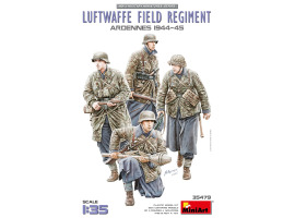 обзорное фото Збірна модель 1/35 Фігури Польовий полк Люфтваффе Арденни, 1944-45. MiniArt 35479 Фігури 1/35
