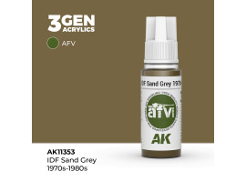 обзорное фото Acrylic paint IDF SAND GRAY – AFV AK-interactive AK11353 AFV Series