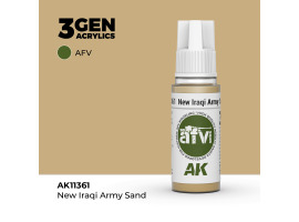 Акрилова фарба NEW IRAQI ARMY SAND / Іракський армійсько-піщаний - AFV АК-інтерактив AK11361