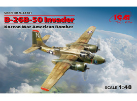 обзорное фото Американський бомбардувальник війни в Кореї B-26B-50 Invader Літаки 1/48