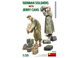 обзорное фото Немецкие Солдаты c Канистрами Figures 1/35