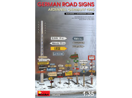 обзорное фото German Road Signs (Ardennes, Germany 1945) Accessories 1/35