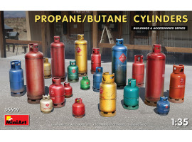 обзорное фото Scale model 1/35 Set Propane/Butane Cylinders MiniArt 35619 Accessories