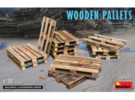 обзорное фото Scale model 1/35 Wooden pallets MiniArt 35627 Accessories 1/35
