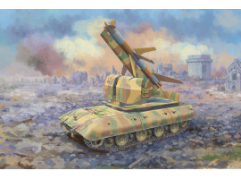 обзорное фото Збірна модель зенітного танка Е-100 (з ракетою "Дочка Рейну" I) Бронетехніка 1/35