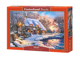 обзорное фото Puzzle WINTER COTTAGE 500 pieces 500 items
