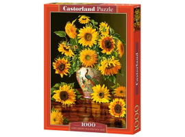 обзорное фото Puzzle Sunflowers in a peacock vase 1000 pieces 1000 items